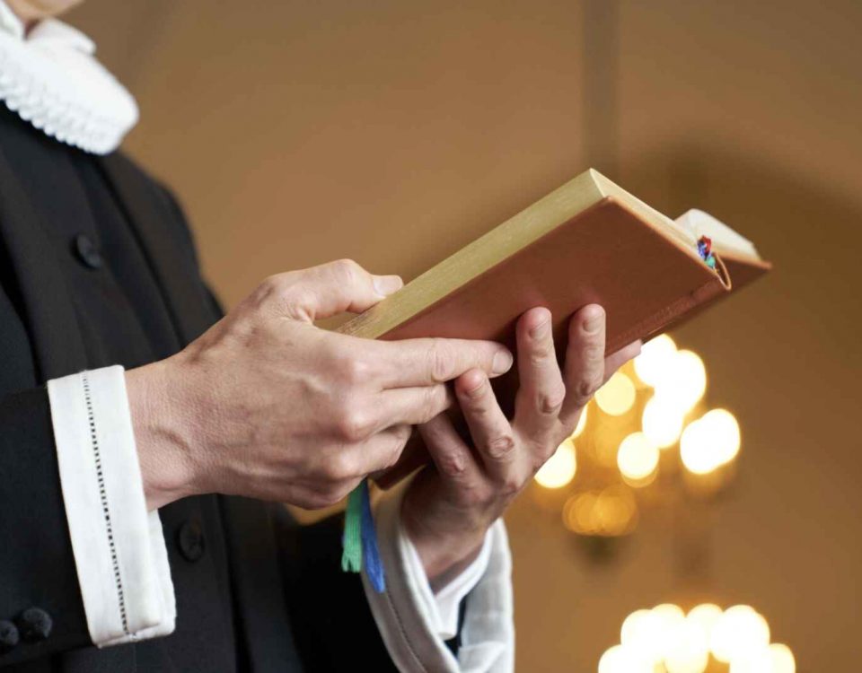 Pastor with Bible