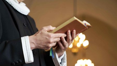 Pastor with Bible