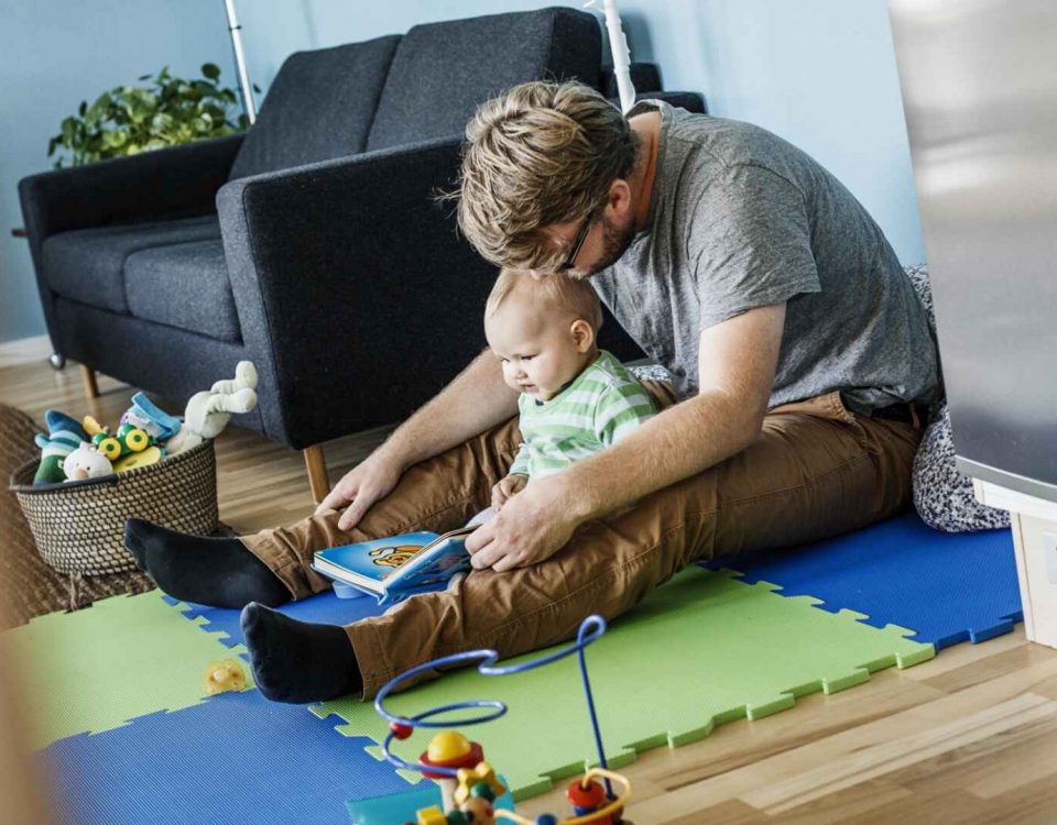 Father with child